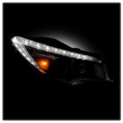 Buick Enclave 2013 - 2017  Spyder PRO-JH-BENL13-HID-OE-R - Passenger Side Chrome Factory Style Projector Headlight with LED DRL