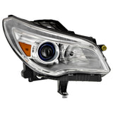 Buick Enclave 2013 - 2017  Spyder PRO-JH-BENL13-HID-OE-R - Passenger Side Chrome Factory Style Projector Headlight with LED DRL