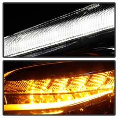 Buick LaCrosse 2017 - 2019  Spyder PRO-JH-BLAC17-AFS-OE-L - Driver Side Black Factory Style Projector Headlight with LED DRL