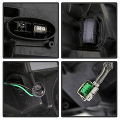  Buick Regal 2014 - 2017 Spyder PRO-JH-BREG14-HID-L - Driver Side Chrome Factory Style Projector Headlight with LED DRL