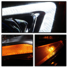  Buick Regal 2014 - 2017 Spyder PRO-JH-BREG14-HID-L - Driver Side Chrome Factory Style Projector Headlight with LED DRL