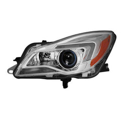  Buick Regal 2014 - 2017 Spyder PRO-JH-BREG14-HID-L - Driver Side Chrome Factory Style Projector Headlight with LED DRL