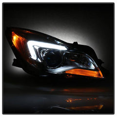 Buick Regal 2014 - 2017  Spyder PRO-JH-BREG14-HID-R - Passenger Side Chrome Factory Style Projector Headlight with LED DRL