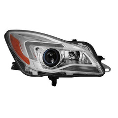 Buick Regal 2014 - 2017  Spyder PRO-JH-BREG14-HID-R - Passenger Side Chrome Factory Style Projector Headlight with LED DRL