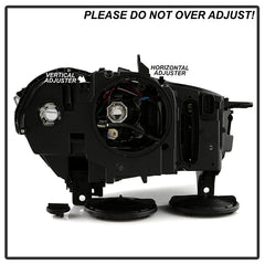 BMW X5 2014 - 2018  Spyder PRO-JH-BX514-AFS-OE-L - Driver Side Black Factory Style Projector Headlight