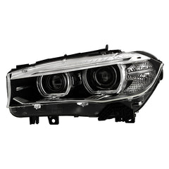 BMW X5 2014 - 2018  Spyder PRO-JH-BX514-AFS-OE-L - Driver Side Black Factory Style Projector Headlight