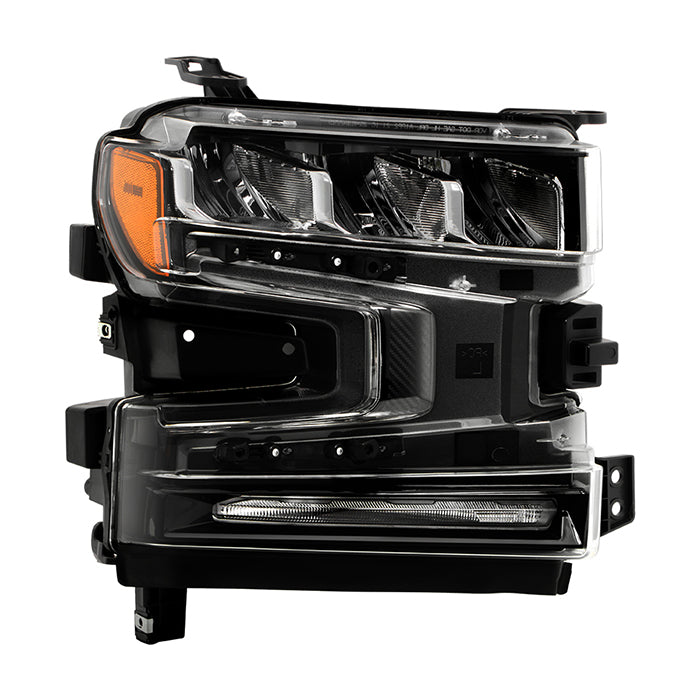 Chevrolet Silverado 1500 2019 - 2020  Spyder PRO-JH-CSIL19HS-LED-OE-R - Passenger Side Black Factory Style LED Headlight