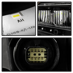 Chevrolet Silverado 1500 2019 - 2020  Spyder PRO-JH-CSIL19HS-LED-OE-R - Passenger Side Black Factory Style LED Headlight