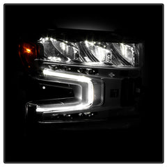 Chevrolet Silverado 1500 2019 - 2020  Spyder PRO-JH-CSIL19HS-LED-OE-R - Passenger Side Black Factory Style LED Headlight