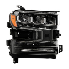 Chevrolet Silverado 1500 2019 - 2020  Spyder PRO-JH-CSIL19HS-LED-OE-R - Passenger Side Black Factory Style LED Headlight