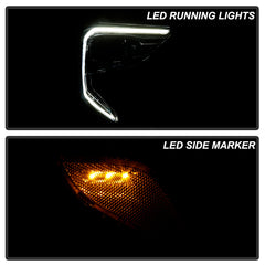 GMC Terrain 2018 - 2022  Spyder PRO-JH-GTE18-HID-OE-R - Passenger Side Black Factory Style Projector Headlight with LED DRL