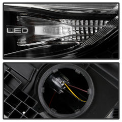 GMC Terrain 2018 - 2022  Spyder PRO-JH-GTE18-HID-OE-R - Passenger Side Black Factory Style Projector Headlight with LED DRL