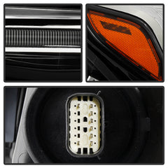 GMC Terrain 2018 - 2022  Spyder PRO-JH-GTE18-HID-OE-R - Passenger Side Black Factory Style Projector Headlight with LED DRL