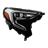 GMC Terrain 2018 - 2022  Spyder PRO-JH-GTE18-HID-OE-R - Passenger Side Black Factory Style Projector Headlight with LED DRL