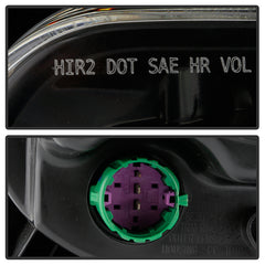 Jeep Cherokee 2014 - 2018  Spyder PRO-JH-JC14-HID-OE-L - Driver Side Black Factory Style Projector Headlight