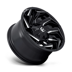 20X9 GLOSS BLACK MILLED 08MM Fuel 1PC Wheel