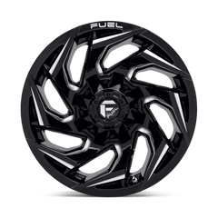 20X9 GLOSS BLACK MILLED 08MM Fuel 1PC Wheel