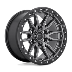 18X9 MATTE GUN METAL BLACK BEAD RING 20MM Fuel 1PC Wheel