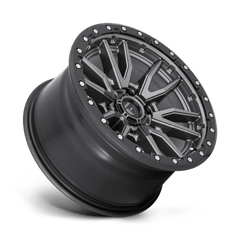 18X9 MATTE GUN METAL BLACK BEAD RING 20MM Fuel 1PC Wheel