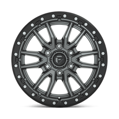 18X9 MATTE GUN METAL BLACK BEAD RING 20MM Fuel 1PC Wheel