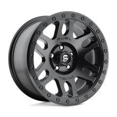 18X9 MATTE BLACK 07MM Fuel 1PC Wheel