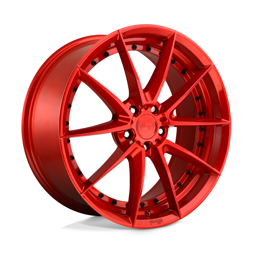 20X10.5 CANDY RED 40MM Niche 1PC Wheel