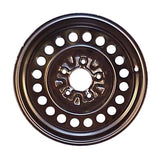 15x6 Steel Wheel - Black