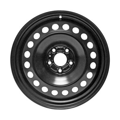 17x7 Steel Wheel - Black