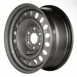 STEEL WHEEL -  18 x 8 -  UK OFFSET -  18 SLOT -  6 STUD/LUG -  5.5 BP -  SILVER