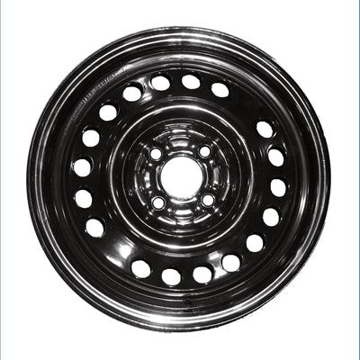 15x5.5 Steel Wheel - Black