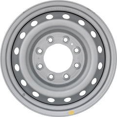 17x7.5 Factory Replacement New Steel Wheel for 212-2021 Nissan NV 1500 with 16 Spoke Painted Silver