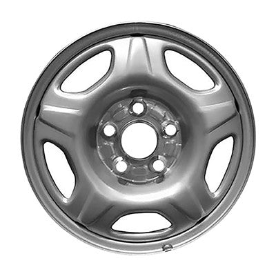 15x6 Steel Wheel - Silver