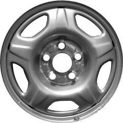 15x6 Steel Wheel - Black Full Face