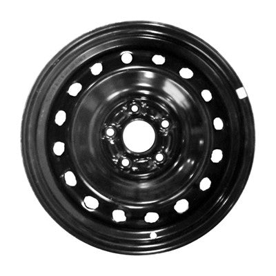 16x7 Steel Wheel - Black