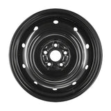 STEEL WHEEL -  16 x 6.5 -  UK OFFSET -  10 HOLE -  5 STUD/LUG -  100MM BP -  BLACK