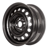15x6 Steel Wheel - Black