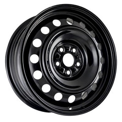 15x6 Steel Wheel - Black
