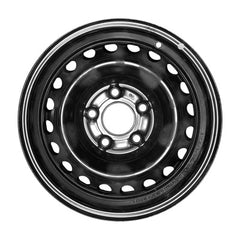 15x6 Steel Wheel - Black