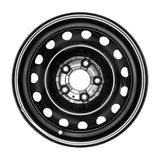 15x6 Steel Wheel - All Painted Black