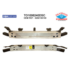 FRONT BUMPER IMPACT BAR -  EXCEPT LIMITED/NIGHTSHADE AND TRD SPORT -