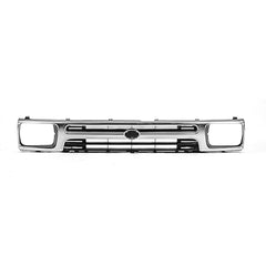 FRONT GRILLE -  CHROME/BLACK -  STANDARD 2WD 1-PIECE TYPE WITH INTEGRAL