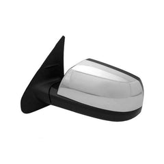DRIVER SIDE POWER DOOR MIRROR -  WITH HEATED GLASS -  CHROME -  WITH
