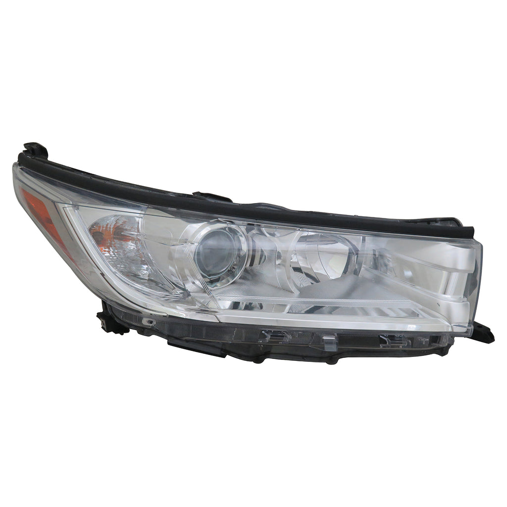 PASSENGER SIDE HEADLIGHT ASSEMBLY -  WITHOUT LED RUNNING LAMP -  FOR LE/LE