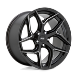 20X9 GLOSS BLACK MILLED 35MM Niche 1PC Wheel