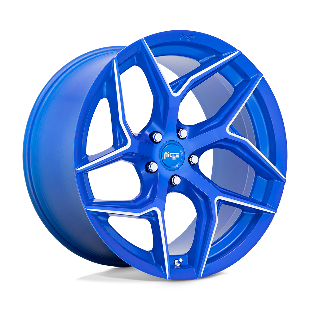 20X9 ANODIZED BLUE MILLED 35MM Niche 1PC Wheel 20X9 ANODIZED BLUE MILLED 35MM Niche 1PC Wheel