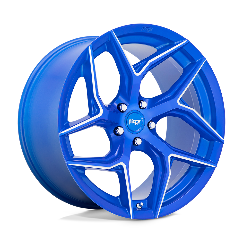 20X9 ANODIZED BLUE MILLED 35MM Niche 1PC Wheel