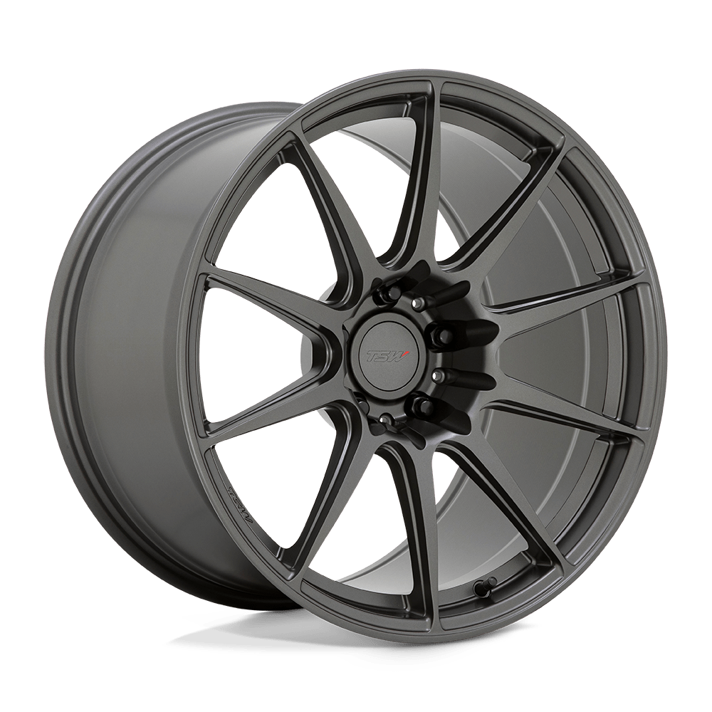 18X9.5 MATTE GUNMETAL 25MM TSW Wheel