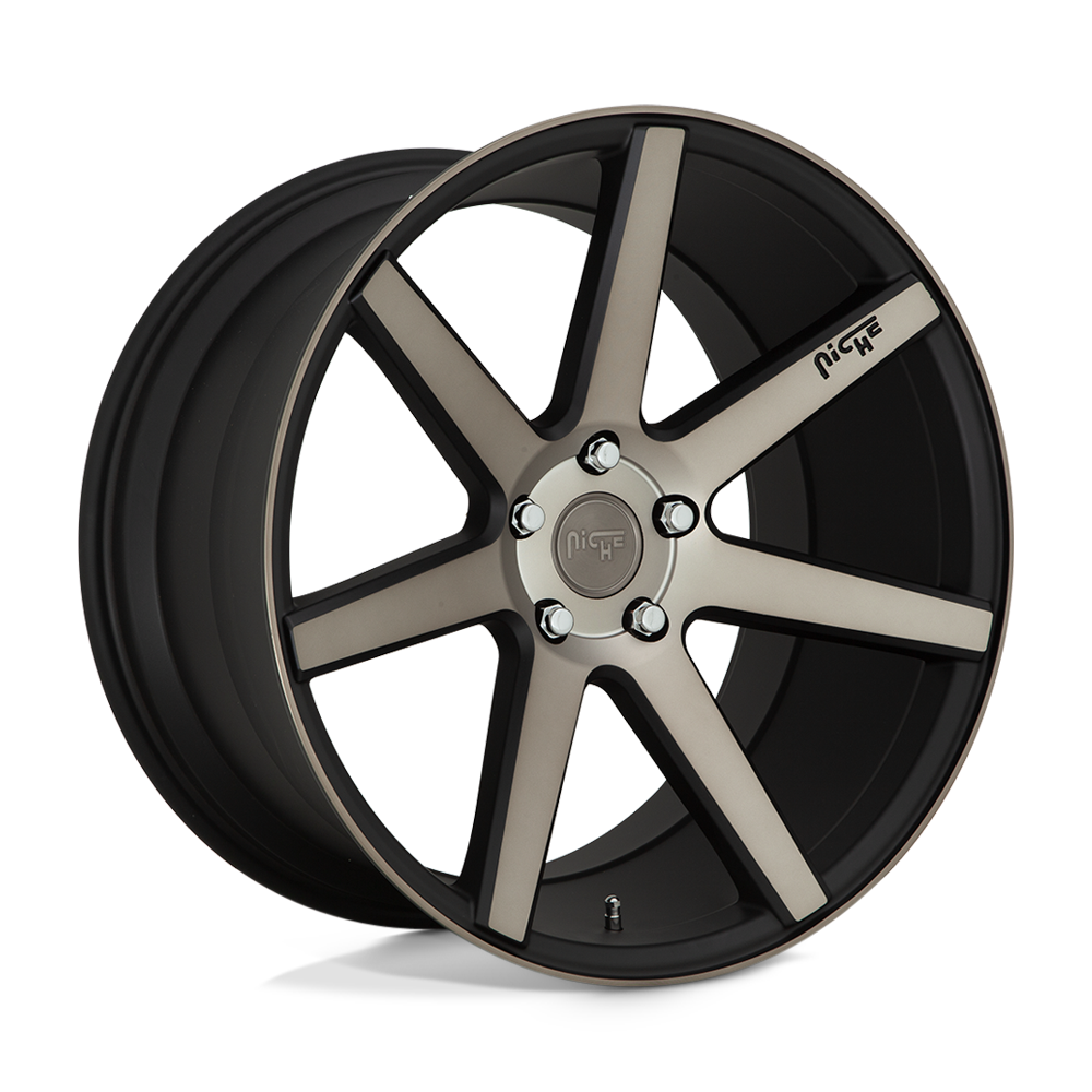 20X9 MATTE BLACK MACHINED 35MM Niche 1PC Wheel