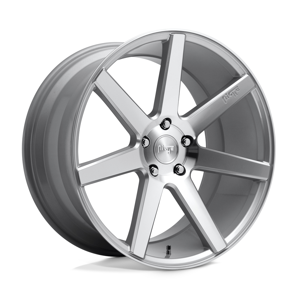 20X10.5 GLOSS SILVER MACHINED 30MM Niche 1PC Wheel
