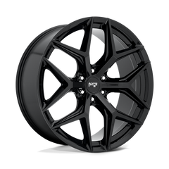 20X9 GLOSS BLACK 30MM Niche 1PC Wheel